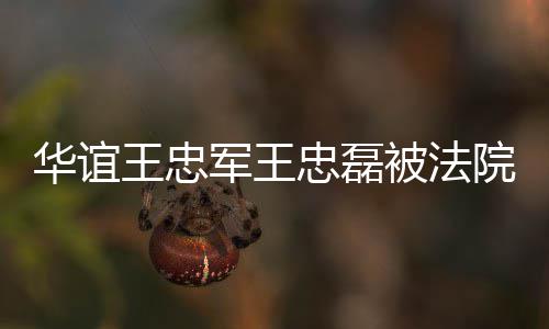 被法行 王忠忠磊制执执行超3院强亿华谊军王金额